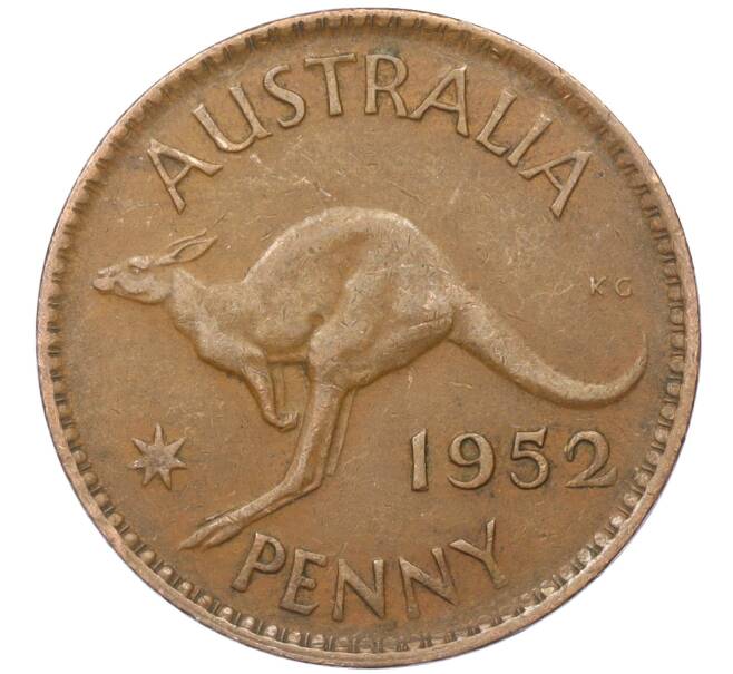 Монета 1 пенни 1952 года Австралия (Артикул M2-74731)