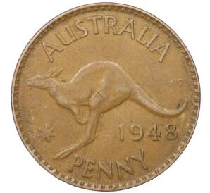 1 пенни 1948 года Австралия