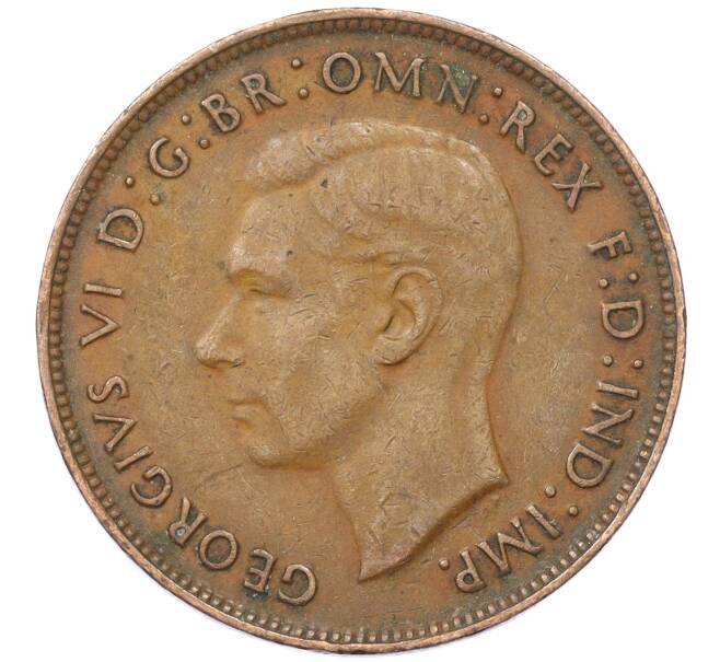 Монета 1 пенни 1947 года Австралия (Артикул M2-74734)