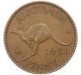 Монета 1 пенни 1951 года Австралия (Артикул M2-74736)