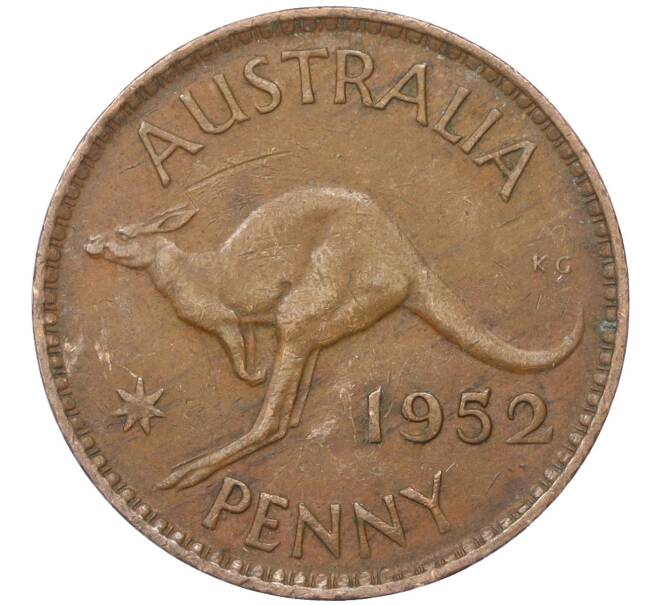 Монета 1 пенни 1952 года Австралия (Артикул M2-74741)