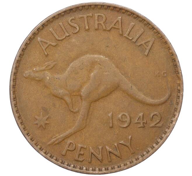 Монета 1 пенни 1942 года Австралия (Артикул M2-74749)