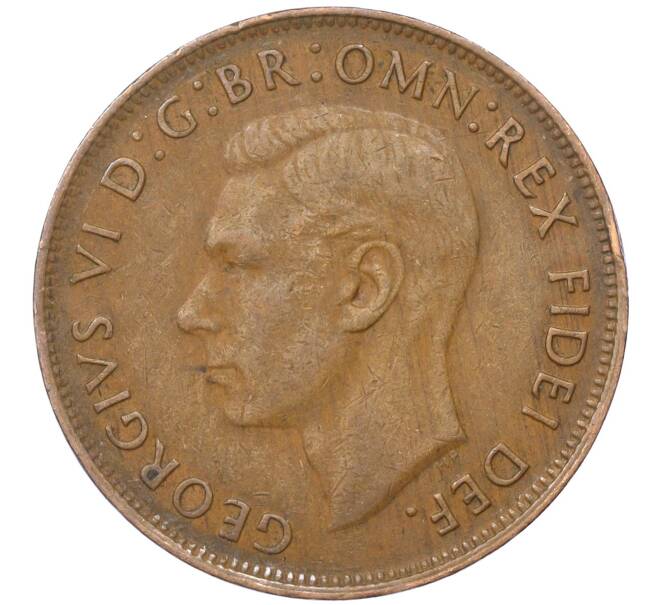 Монета 1 пенни 1952 года Австралия (Артикул M2-74758)