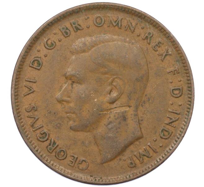 Монета 1 пенни 1948 года Австралия (Артикул M2-74761)