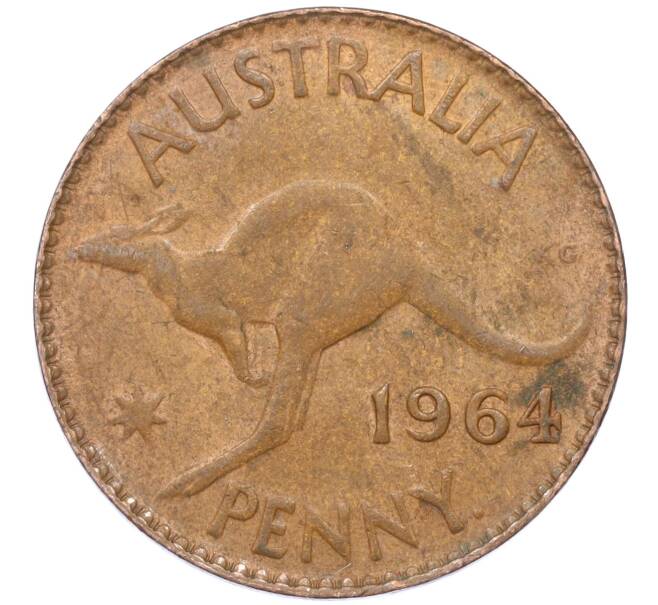 Монета 1 пенни 1964 года Австралия (Артикул M2-74772)