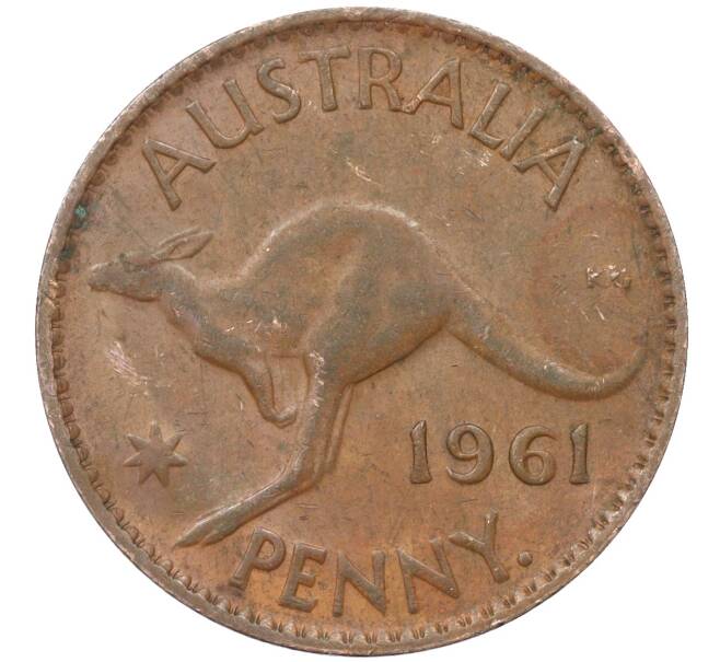 Монета 1 пенни 1961 года Австралия (Артикул M2-74774)