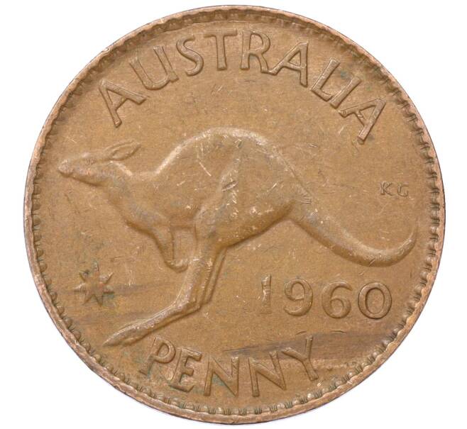 Монета 1 пенни 1960 года Австралия (Артикул M2-74775)