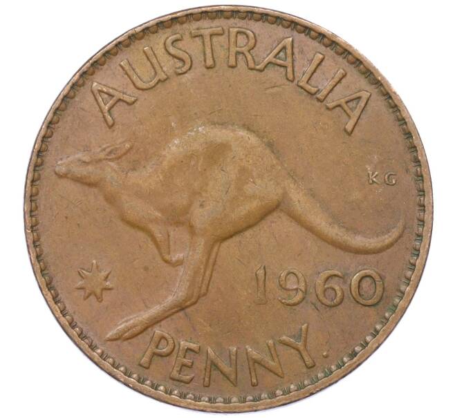 Монета 1 пенни 1960 года Австралия (Артикул M2-74776)