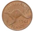 Монета 1 пенни 1961 года Австралия (Артикул M2-74778)