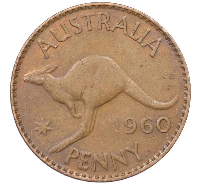 Монета 1 пенни 1960 года Австралия (Артикул M2-74785)
