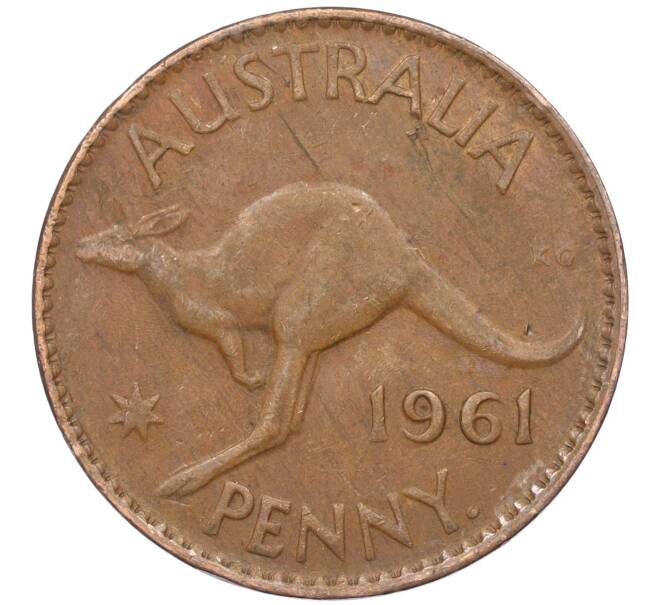 Монета 1 пенни 1961 года Австралия (Артикул M2-74790)