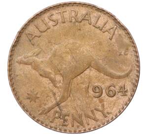 1 пенни 1964 года Австралия