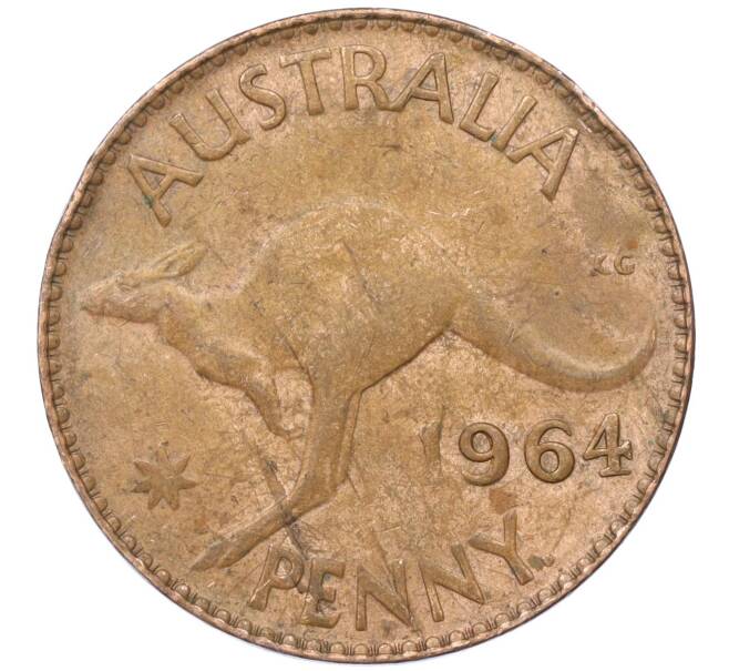Монета 1 пенни 1964 года Австралия (Артикул M2-74791)