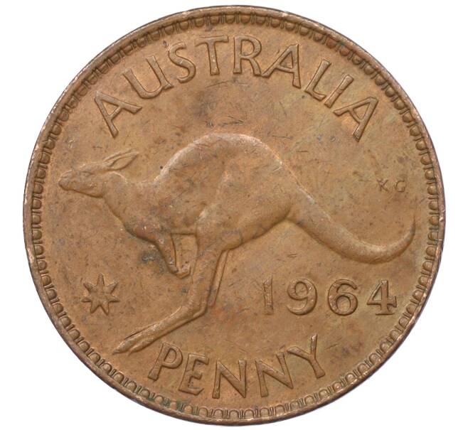 Монета 1 пенни 1964 года Австралия (Артикул M2-74794)