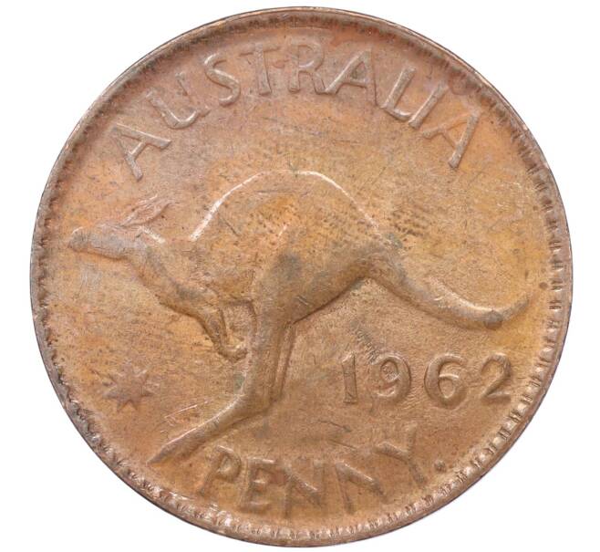 Монета 1 пенни 1962 года Австралия (Артикул M2-74795)