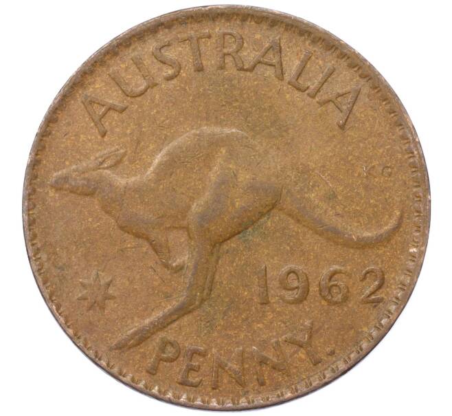 Монета 1 пенни 1962 года Австралия (Артикул M2-74797)