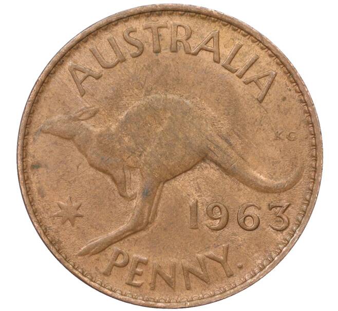 Монета 1 пенни 1963 года Австралия (Артикул M2-74798)