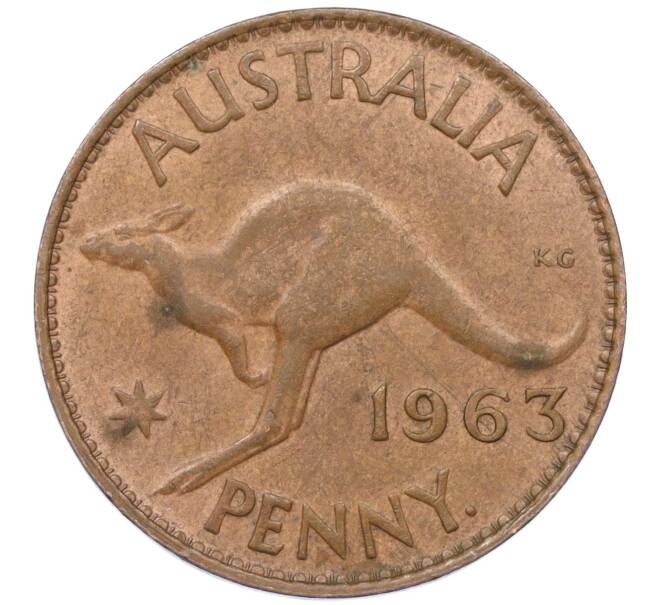 Монета 1 пенни 1963 года Австралия (Артикул M2-74800)