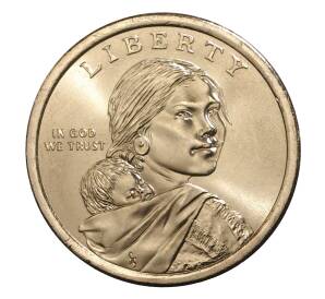 1 доллар 2018 года D США «Коренные американцы (Сакагавея) — Джим Торп» — Фото №2