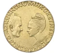 Монета 20 крон 1992 года Дания «25 лет свадьбе принца Хенрика и королевы Маргрете II» (Артикул K12-18938)