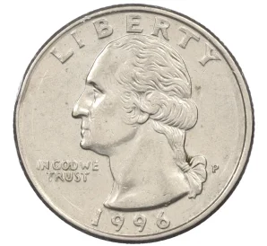 1/4 доллара (25 центов) 1996 года P США