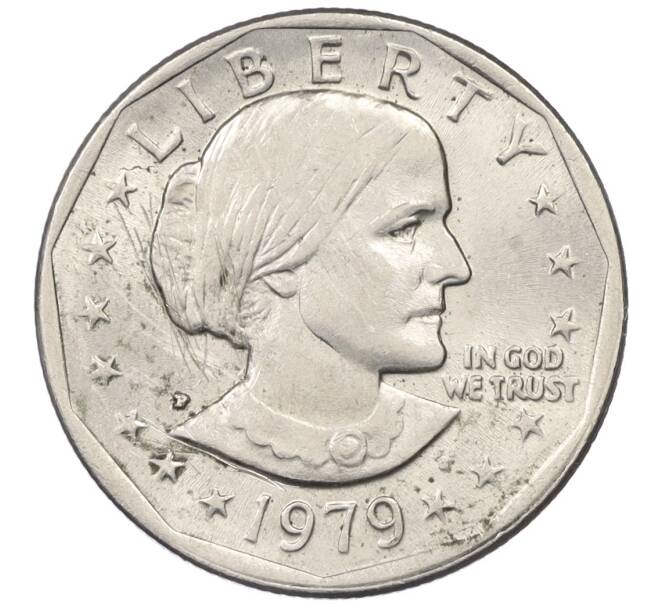 Монета 1 доллар 1979 года P США «Сьюзен Энтони» (Артикул K12-18951)