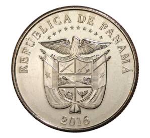 1/4 бальбоа 2016 года Панама «100 лет строительству Панамского канала — Рабочие» — Фото №2