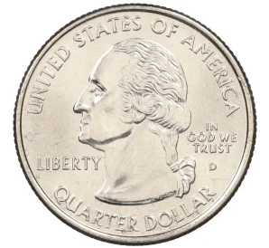 1/4 доллара (25 центов) 2000 года D США «Штаты и территории — Штат Мэриленд»