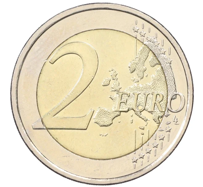 Монета 2 евро 2011 года Финляндия «200 лет банку Финляндии» (Артикул K12-18983)