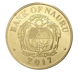 5 долларов 2017 года Науру «Корабли — Admiral Hipper» — Фото №2