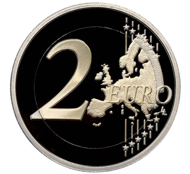 Монета 2 евро 2024 года Монако «500 лет Бургосского договора с Карлом V» (Артикул: M2-74937) — Фото №2