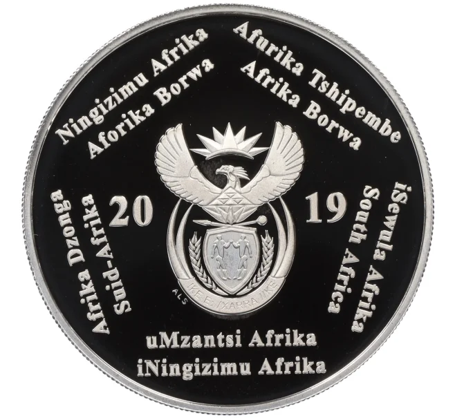 Монета 2 рэнда 2019 года ЮАР «Изобретения ЮАР — Полимерная замазка Pratley’s Putty» (Артикул M2-74938)