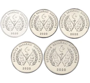 Набор из 5 монет 2020 года Западная Сахара