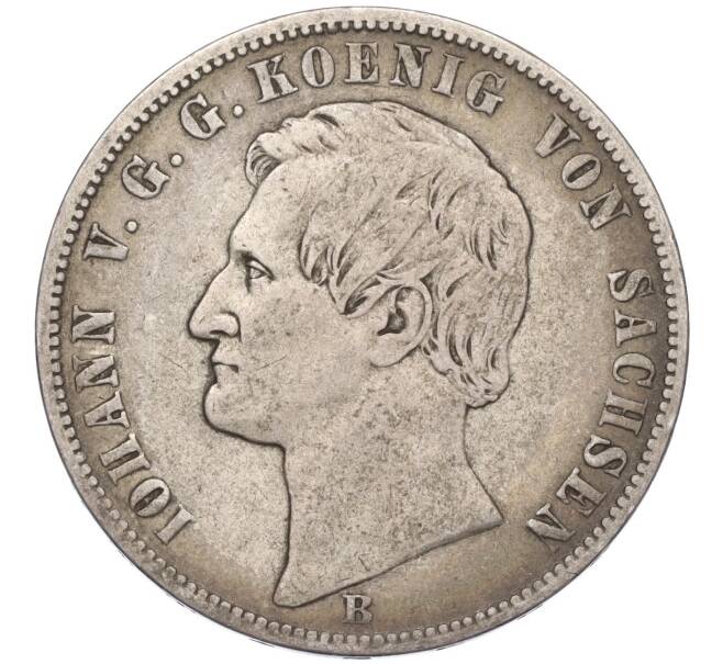 Монета 1 союзный талер 1865 года Саксония (Артикул K27-85746)