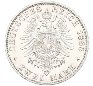 2 марки 1888 года Германия (Пруссия — Фридрих III)