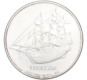 1 доллар 2010 года Острова Кука «HMS Баунти»