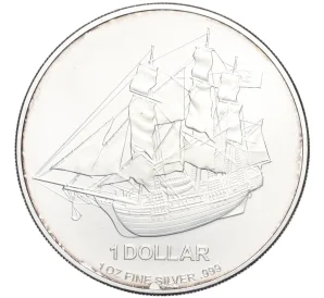 1 доллар 2010 года Острова Кука «HMS Баунти»