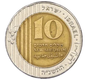 10 новых шекелей 1995 года (JE 5755) Израиль