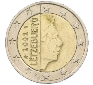 2 евро 2002 года Люксембург
