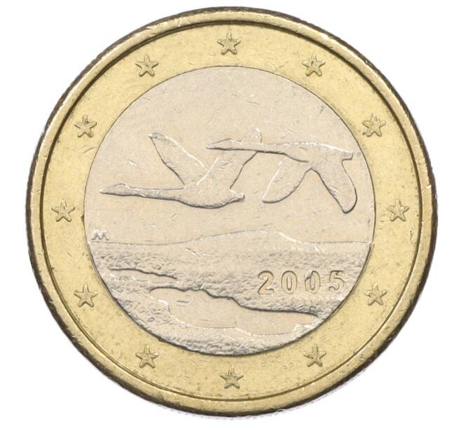 Монета 1 евро 2005 года Финляндия (Артикул K12-19108)