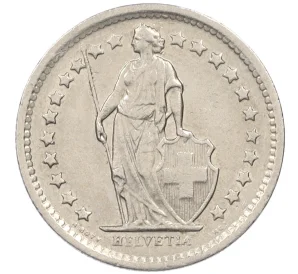 1/2 франка 1968 года Швейцария