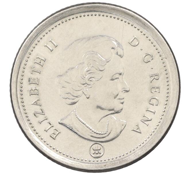 Монета 10 центов 2007 года Канада (Артикул K12-19140)