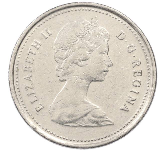Монета 25 центов 1980 года Канада (Артикул K12-19142)