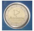 Монета 2 евро 2017 года «Андорра — Пиренейская страна» (в буклете) (Артикул M2-7155)