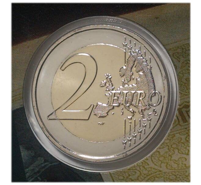 Монета 2 евро 2017 года Андорра «100 лет Гимну Андорры» (в буклете) (Артикул M2-7156)