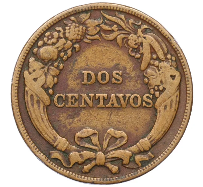 Монета 2 сентаво 1919 года Перу (Артикул K12-19314)