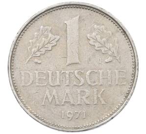 1 марка 1971 года G Западная Германия (ФРГ)