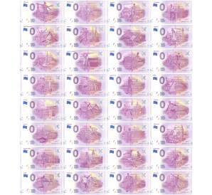 Набор банкнот 0 евро 2018 года Страны участницы Чемпионата мира по футболу 2018 — Фото №1