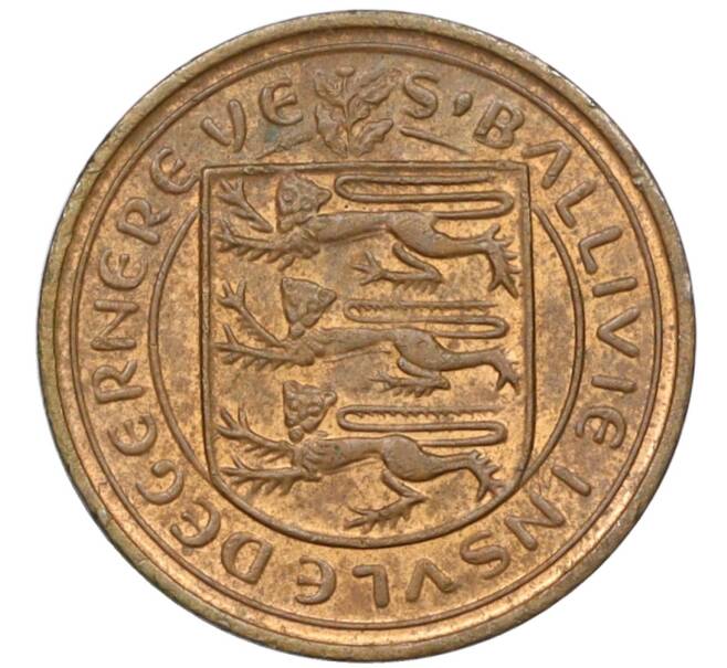 Монета 1/2 пенни 1971 года Гернси (Артикул K12-19458)