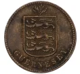 Монета 1 дубль 1929 года Гернси (Артикул K12-19460)